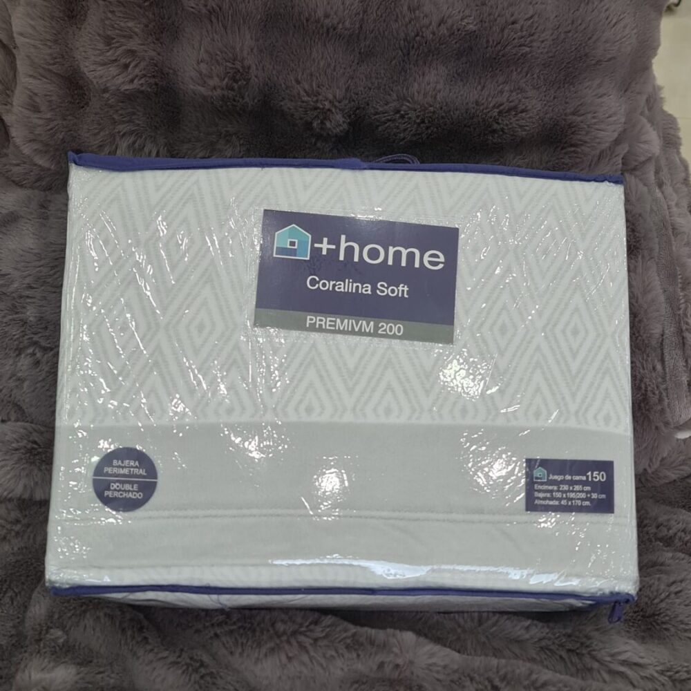 JUEGO SABANAS 3PIEZAS CORALINA 150CM