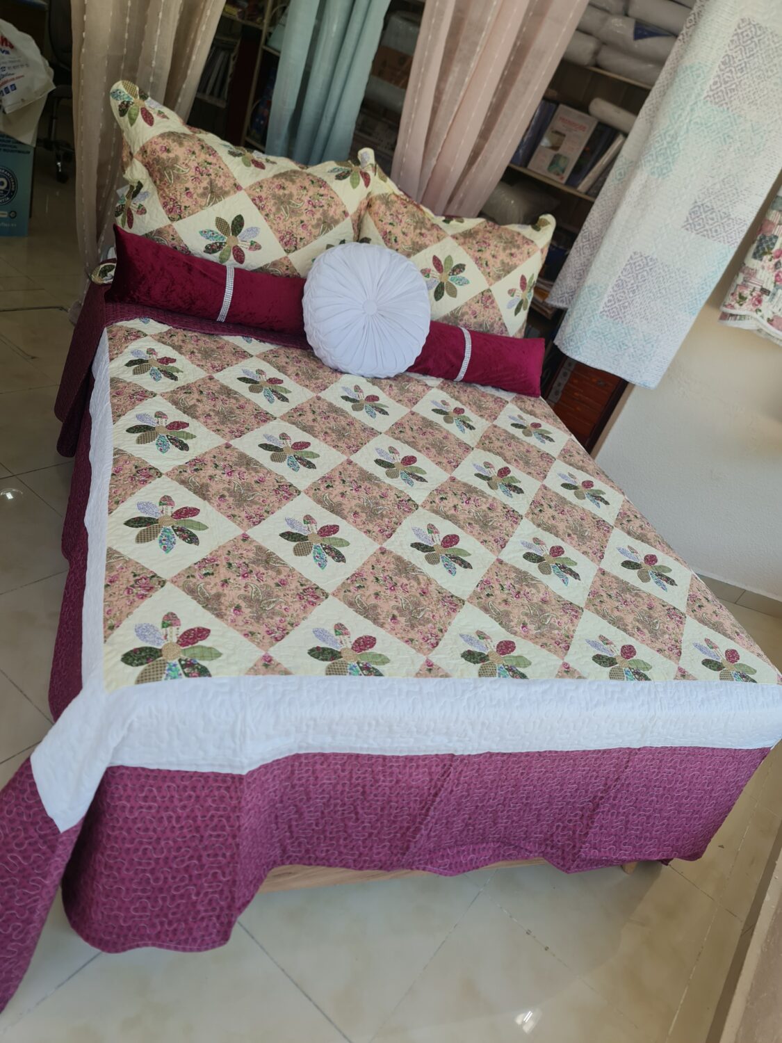 PACK 6 PIEZAS. COLCHA BERANO REVERSIBLE CAMA 135-150 CM