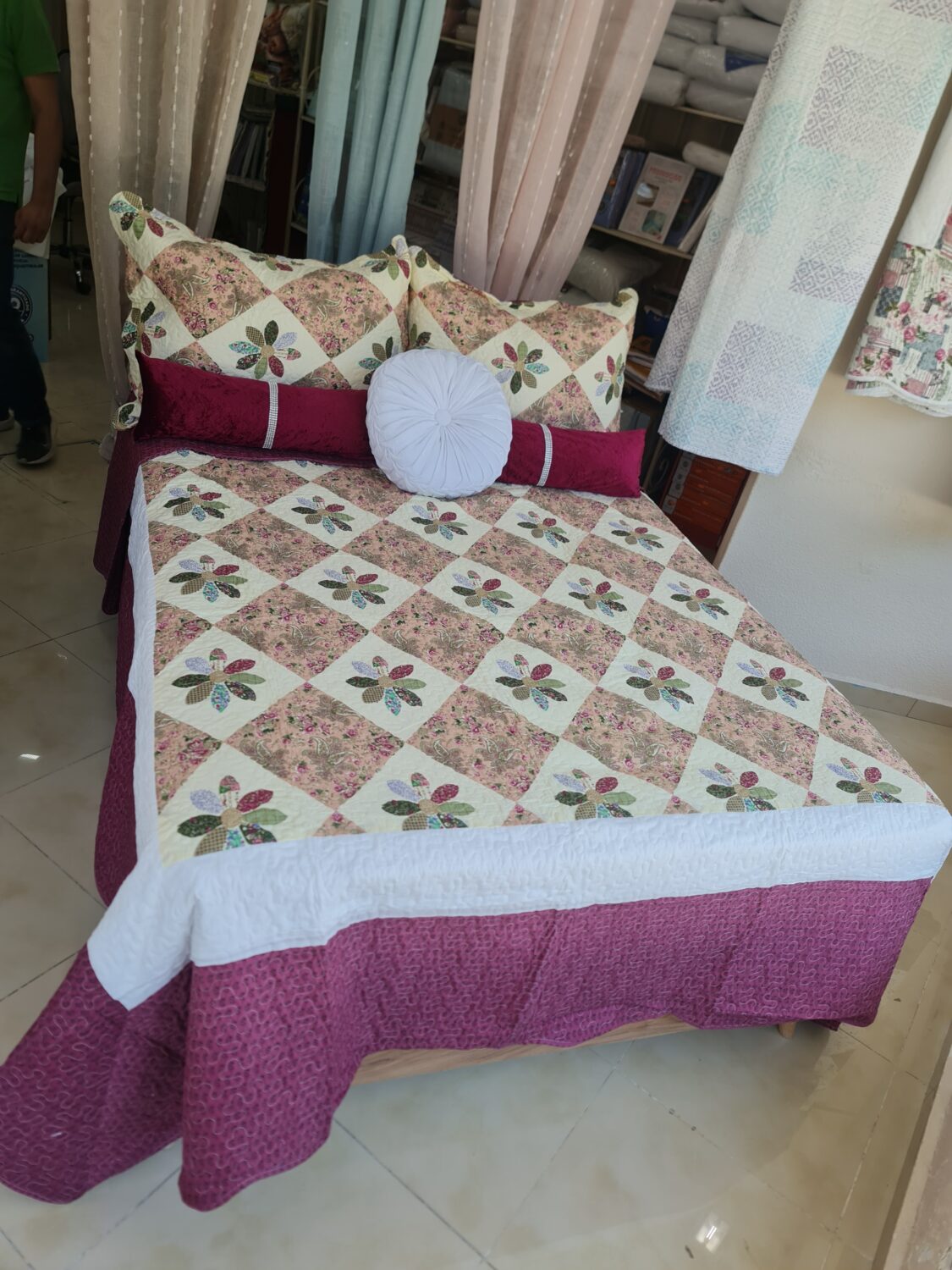 PACK 6 PIEZAS. COLCHA BERANO REVERSIBLE CAMA 135-150 CM - Imagen 4